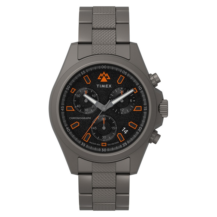Ceas barbatesc Timex Expedition North Field Post Chrono, culoare neagra, dimensiuni 42x42mm
