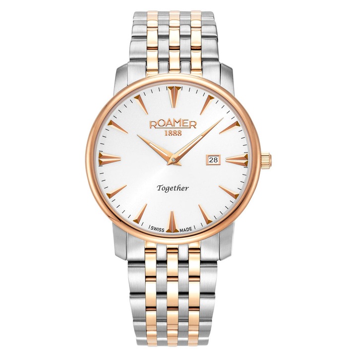 Ceas barbatesc Roamer Together 992857 49 15 50, dimensiuni 49x15x50mm