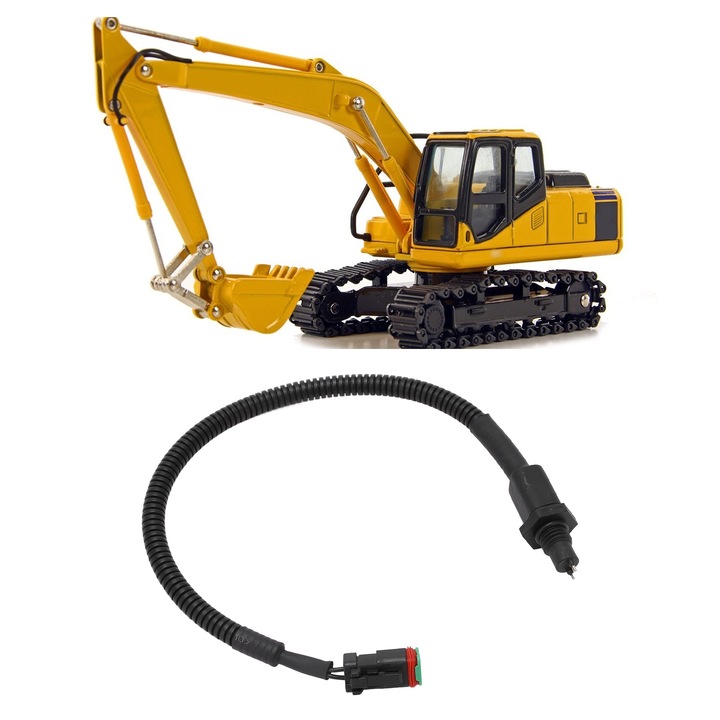 Víz-olaj szeparátor érzékelő 600 311 3722 fekete, rugalmas csere Komatsu PC200 210‑8 PC300‑8 PC350‑8 modellekhez