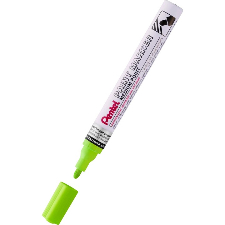 Marker cu ulei, Pentel, 4.5 mm, Verde