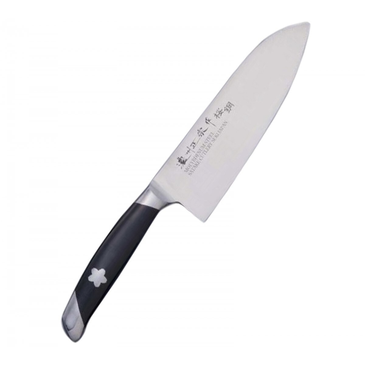 Cutit Santoku Satake 18 cm, otel molibdeno-vanadiu, maner ABS