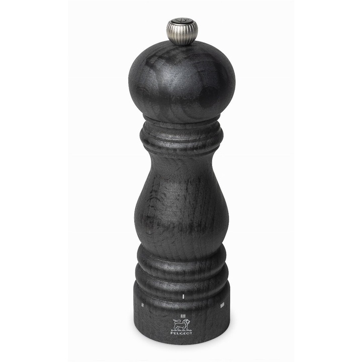 Rasnita de sare PARIS, Peugeot, 18 cm, antracit, mecanism de macinare cu garantie pe viata