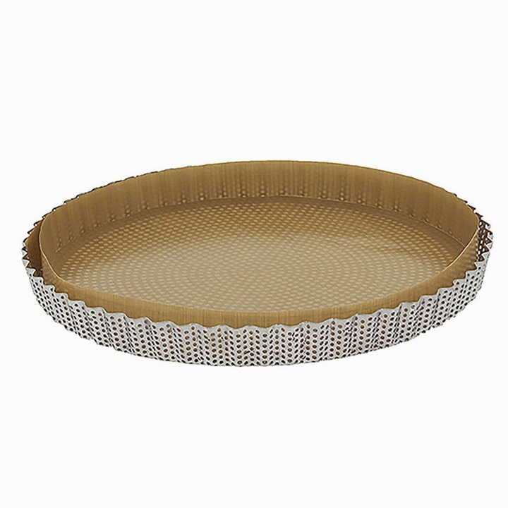 Tava de copt pentru tarta, 28 cm, de Buyer, inox, design elegant