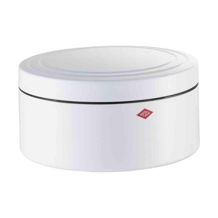 Cutie alimentara Wesco, Otel, 4 litri, 240x124 mm, Alb