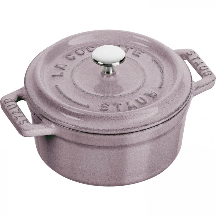 Oala, Staub, fonta, 250 ml, 10 x 7.5 cm, gri/negru