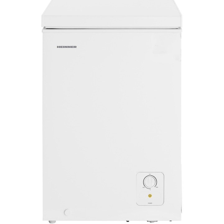 Фризер Heinner HCF-HS95E++, 95 л, Клас Е, Механично управление, Бял