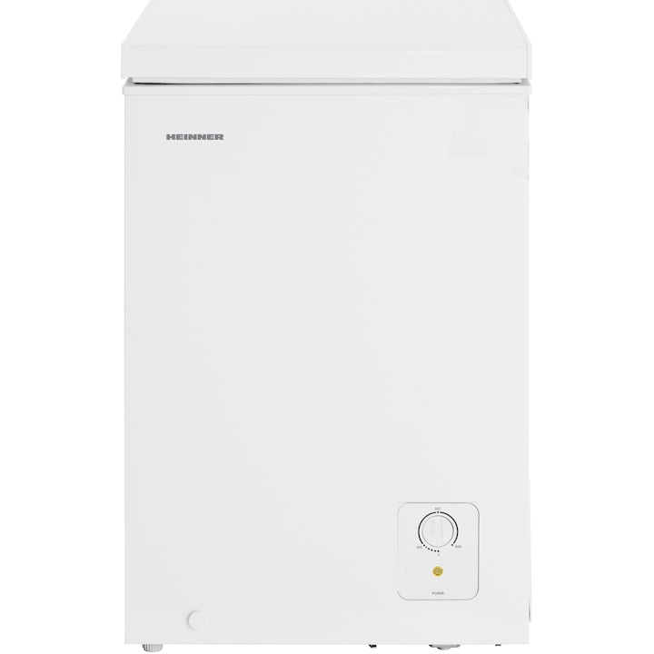 Фризер Heinner HCF-HS95E++, 95 л, Клас Е, Механично управление, Бял