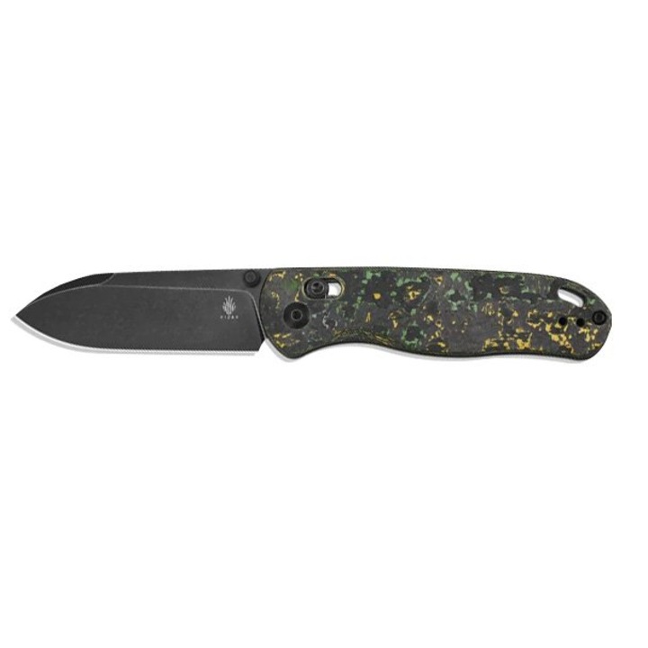 Cutit pliabil, Kizer, otel CPM-S20V, blocare Clutch Lock, carbon, 182mm