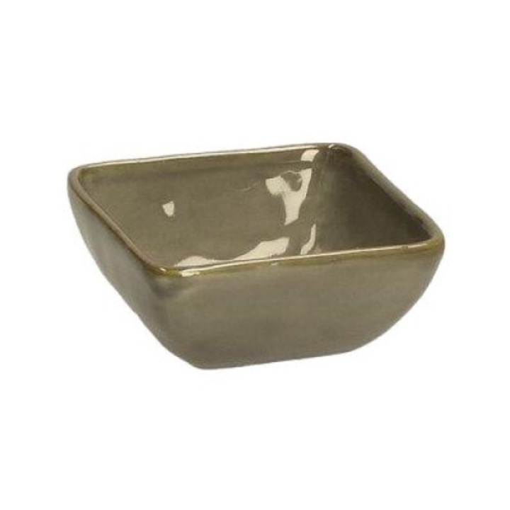 Set 6 boluri, Rose e Tulipani, ceramica, 8cm, verde