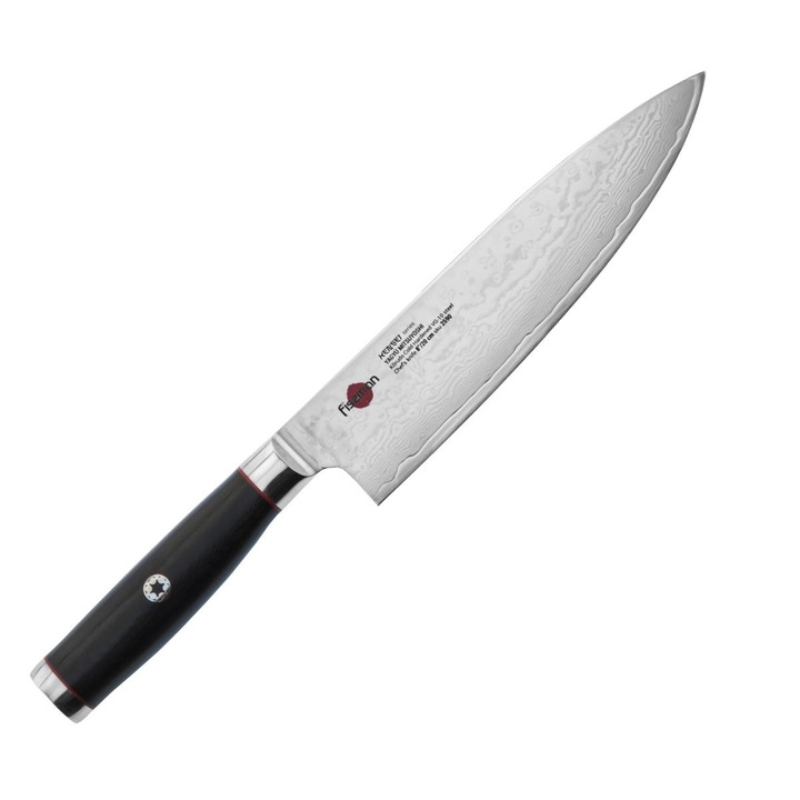 Cutit de bucatar, Fissman Mitsuyoshi, 20cm, G10, 60HRC