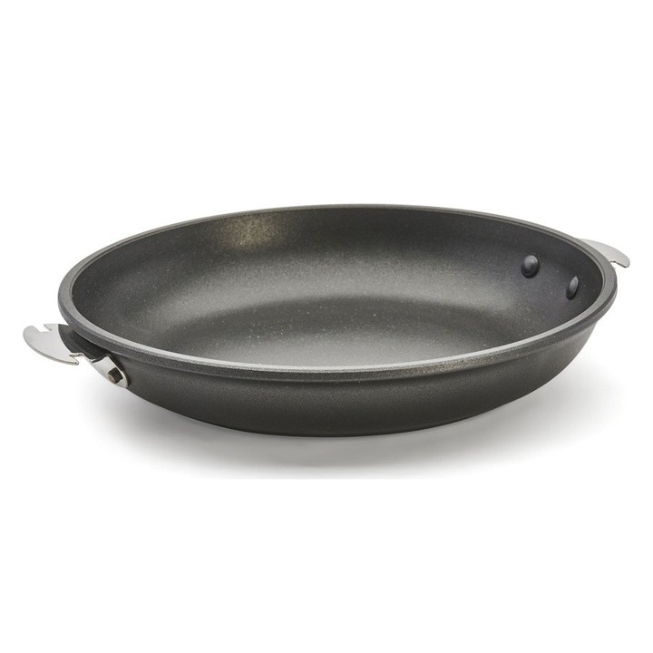 Tigaie, de Buyer, Aluminiu, 28 cm, Rezistent la zgarieturi, Negru