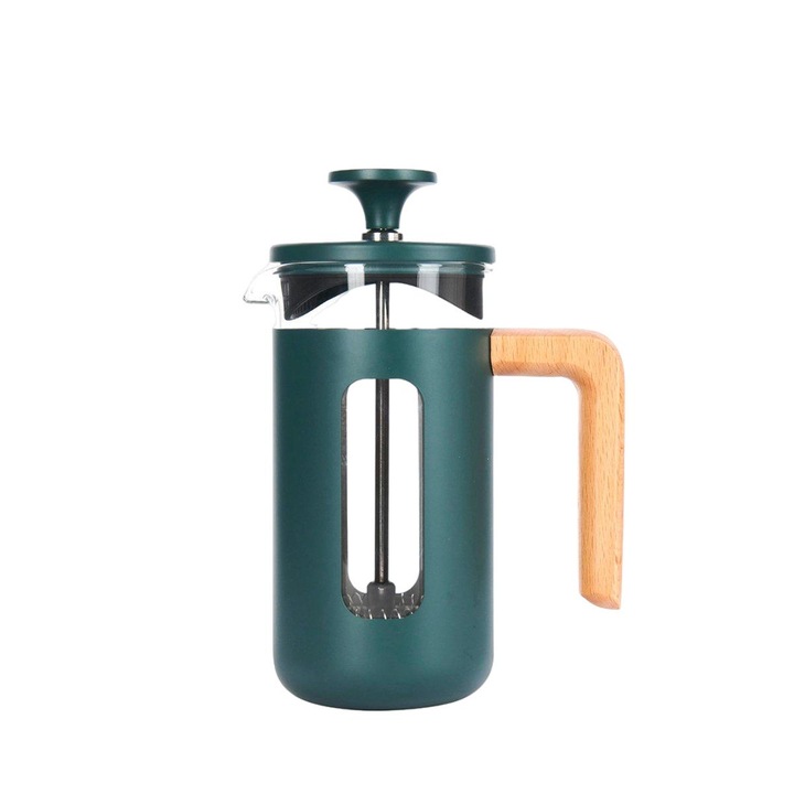 Френска преса La Cafetiere PISA 350мл, зелена, с резервен филтър