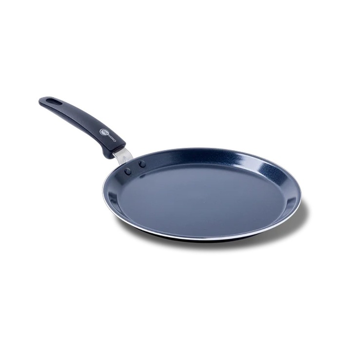 Тиган GreenPan Essentials 24 см, устойчив на температура до 160°C, със студена дръжка, използваем на всички видове котлони