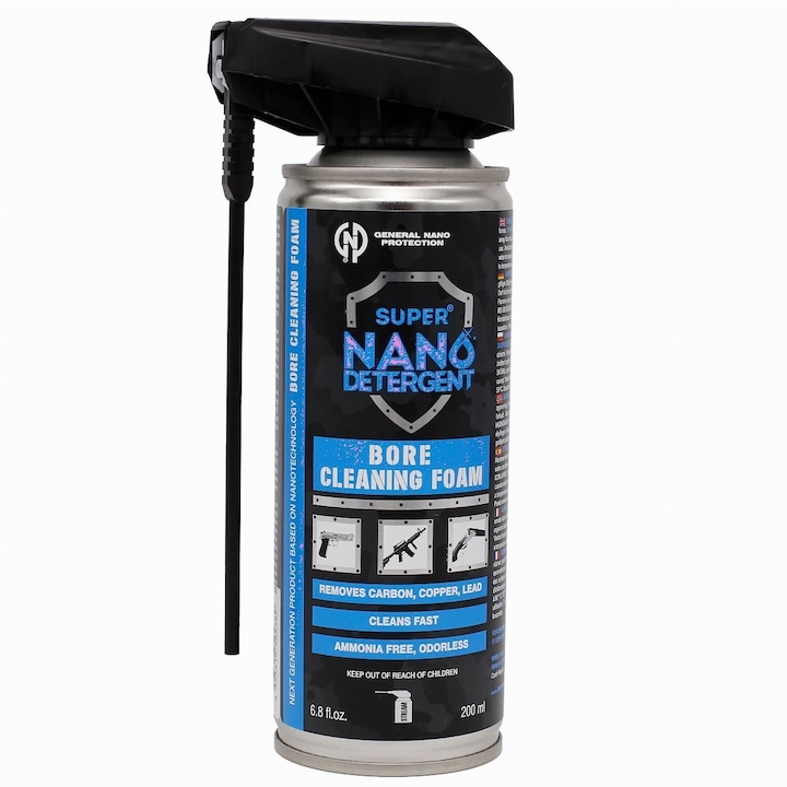 General Nano Protection csőtisztító hab, 200 ml, szagtalan, biztonságos formula fémhez és fához
