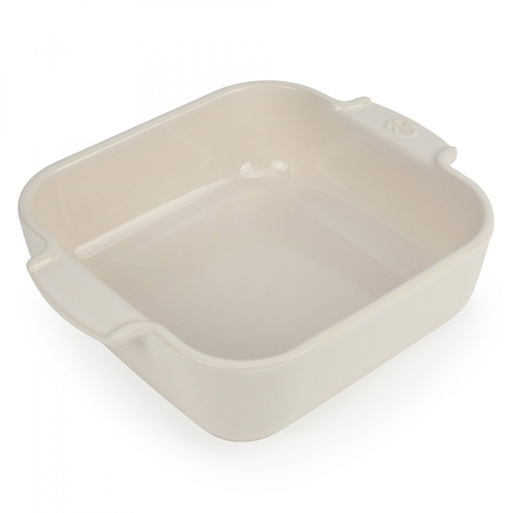 Vas termorezistent, Peugeot, ceramica, 1.1 l, 16.3 x 6 cm, ecru