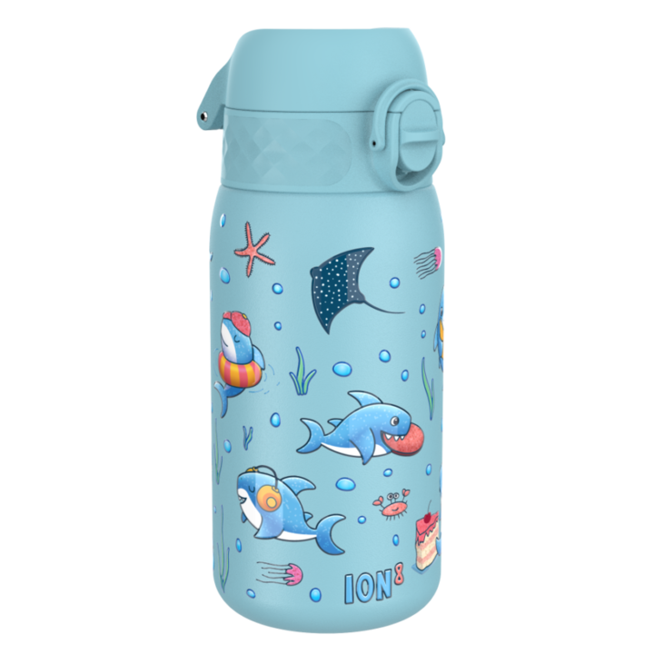 Бутилка за вода Ion8, модел Shark, 17.1x6.7x6.7cm, лека, удароустойчива, без мирис