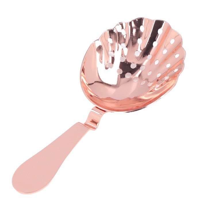 Jormftte koktélszűrő, rozsdamentes acél, hatékony, rózsaarany