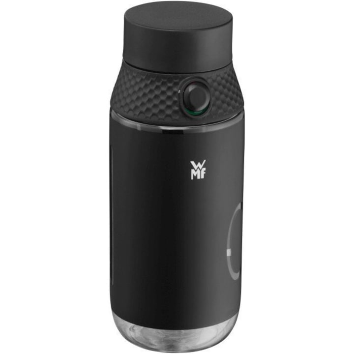 Бутилка за вода Waterkant, WMF, 0.5L, тритан, черна, 18x7.4cm