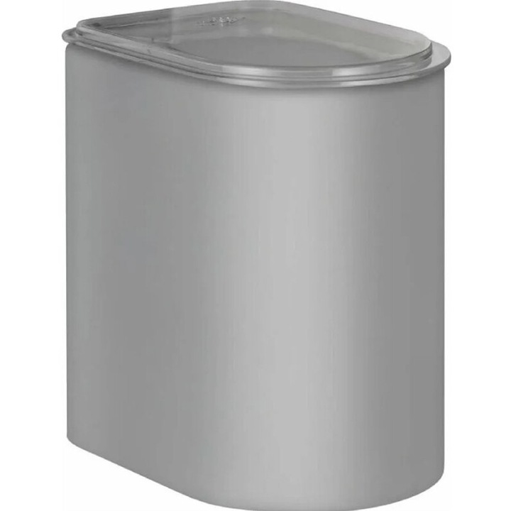 Cutie alimentara metalica, Wesco, Loft, Metal, 2.2l, 17x11.5x16.5cm, Gri