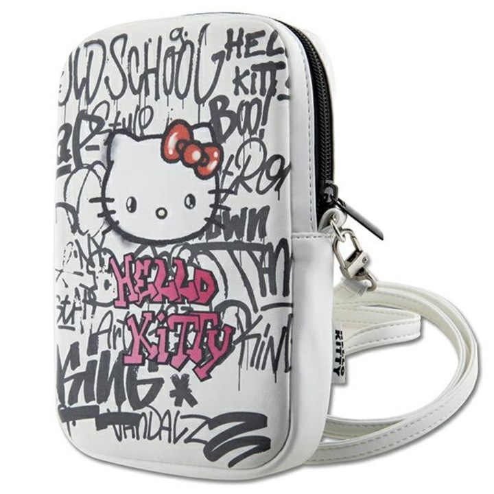 Geanta Crossbody, L55, Piele ecologica, White