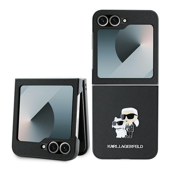 Husa Protectie pentru Samsung Galaxy Z Flip6, AIR Safe, R53, Lexgard, Karl&Choupette Metal Pin