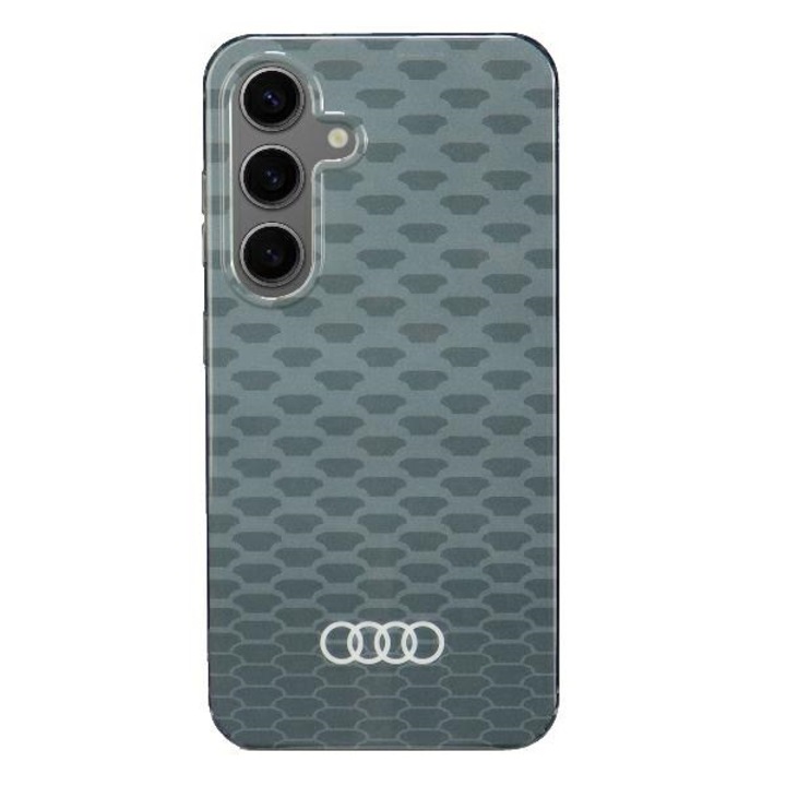 Audi IML Stitching Pattern MagSafe kemény tok S24 S921 készülékhez szürke AU-IMLMS24-Q5/D3-GY