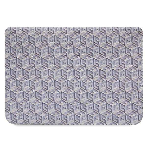 Husa laptop Guess GCube Stripe, 14", 35.5x24.5x2.5cm, albastra