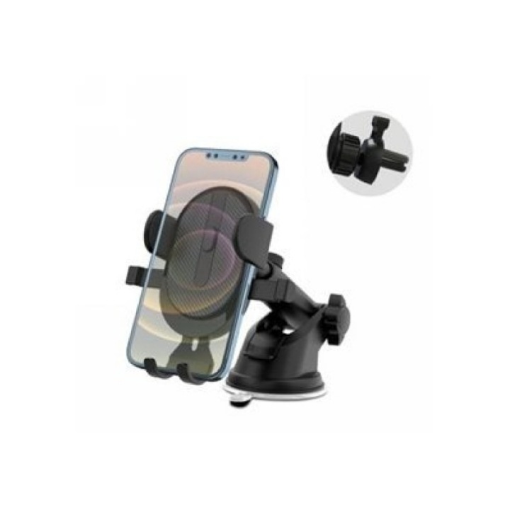 IdealSTORE prémium telefontartó 2 az 1-ben, tapadókorong + rács, univerzális