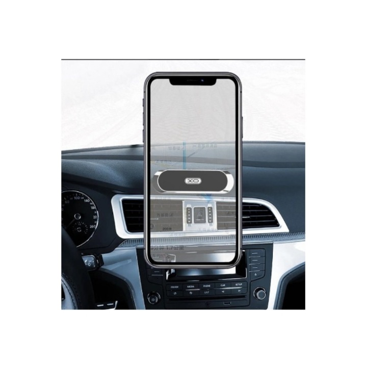 PREMIUM idealSTORE mágneses autós telefontartó, univerzális, ellenálló, fekete