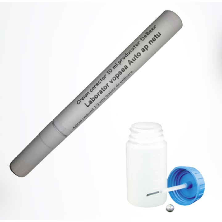 Creion corector vopsea auto MAZDA si recipient cu pensula retus pe codul de culoare