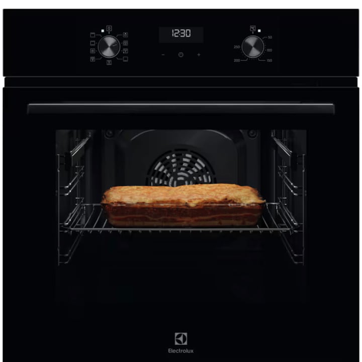 Cuptor incorporabil Electrolux EOF5H50BZ, Electric, 65 l, Timer, Grill, Clasa A, Sticla neagra