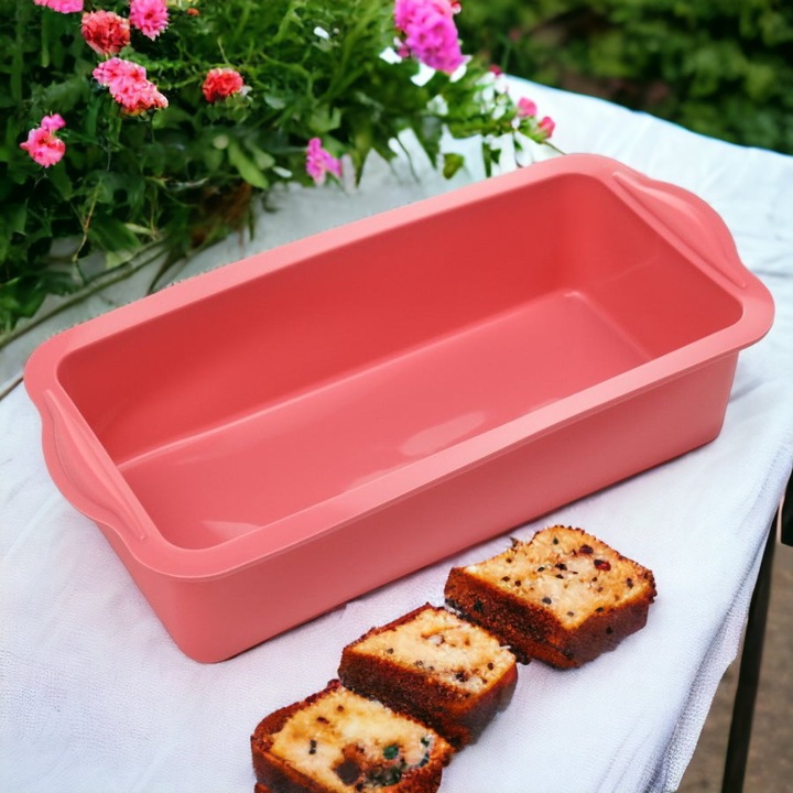 Forma de Silicon pentru Chec sau Cozonac, 24x12x7 cm