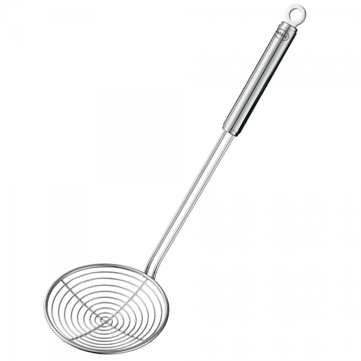 Lingura perforata, Roesle, Inox, 14 cm, Argintiu