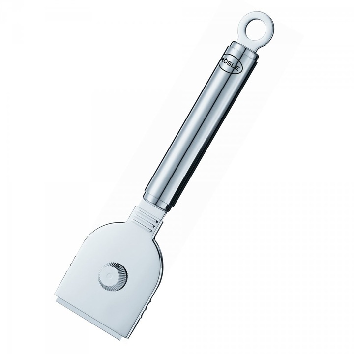 Racleta pentru plite, Roesle, Inox, 19x5x2cm, 0.165kg, Argintiu