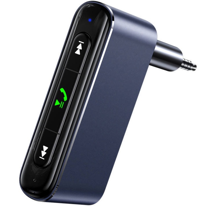 AdroitGoods - Bluetooth Aux vevőegység autóhoz - Bluetooth 5.0 adó - Kihangosító hívásokhoz - Autós tartozékok