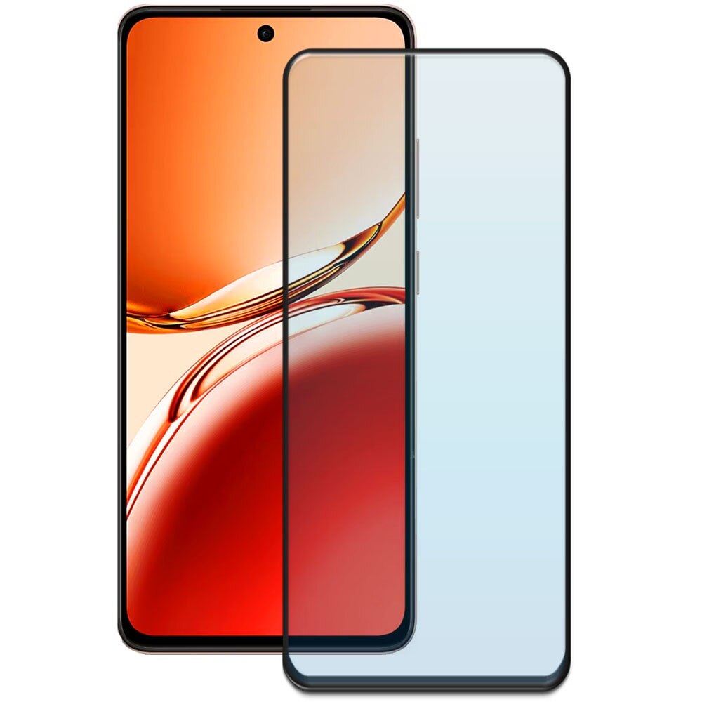 Folie din sticla securizata pentru Oppo Reno 12F (4G / 5G), HAMSTERBOX Glass Shield, Protectie completa ecran, Full face, Aplicare rapida, Case Friendly, Transparenta