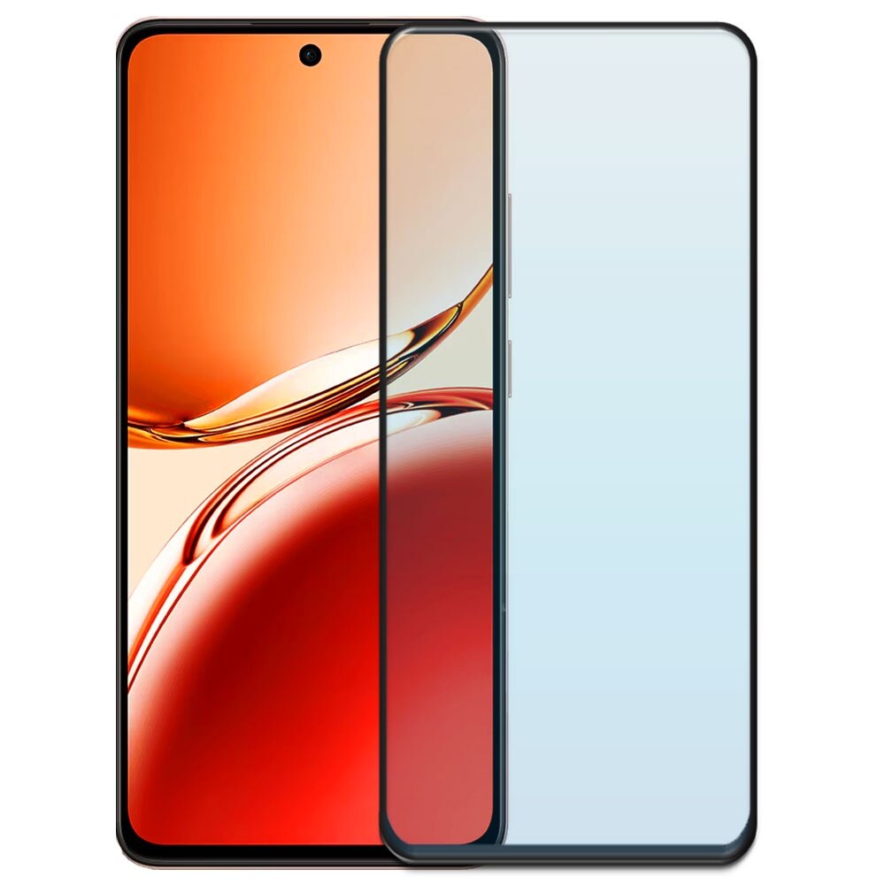 Folie din sticla securizata pentru Oppo Reno 12F (4G / 5G), HAMSTERBOX Glass Shield, Protectie completa ecran, Full face, Aplicare rapida, Case Friendly, Transparenta