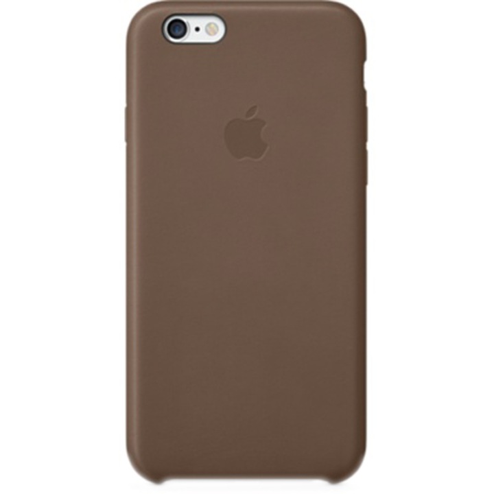 Протектор Apple за iPhone 6, Кожа, Olive Brown