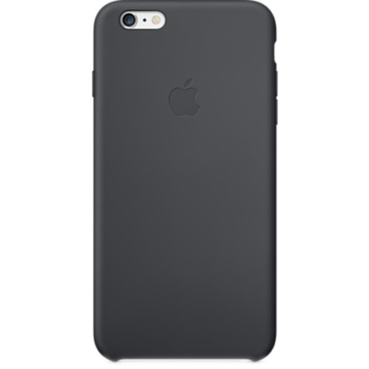 Husa de protectie Apple pentru iPhone 6 Plus, Silicon, Black