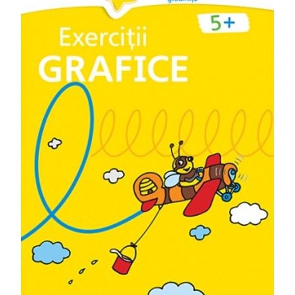 Exercitii grafice 5+ Galben - Birgit Fuchs