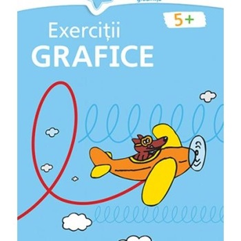 Exercitii grafice 5+ Albastru - Birgit Fuchs Exercitii grafice 5+ Albastru - Birgit Fuchs