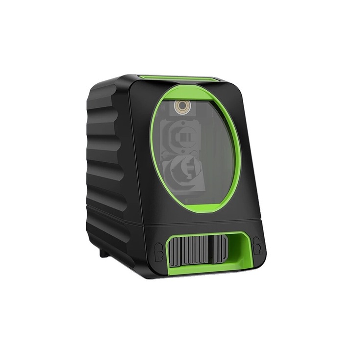 Лазерен нивелир Huepar, работно разстояние 45м, точност +/-3 мм, мек калъф, размери 9.5x5.8x8.5cm