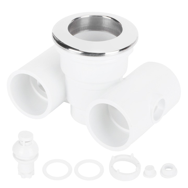 5 cm-es masszázsfúvóka, Jormftte, rozsdamentes acél, medencéhez, kádhoz, hidroterápiához