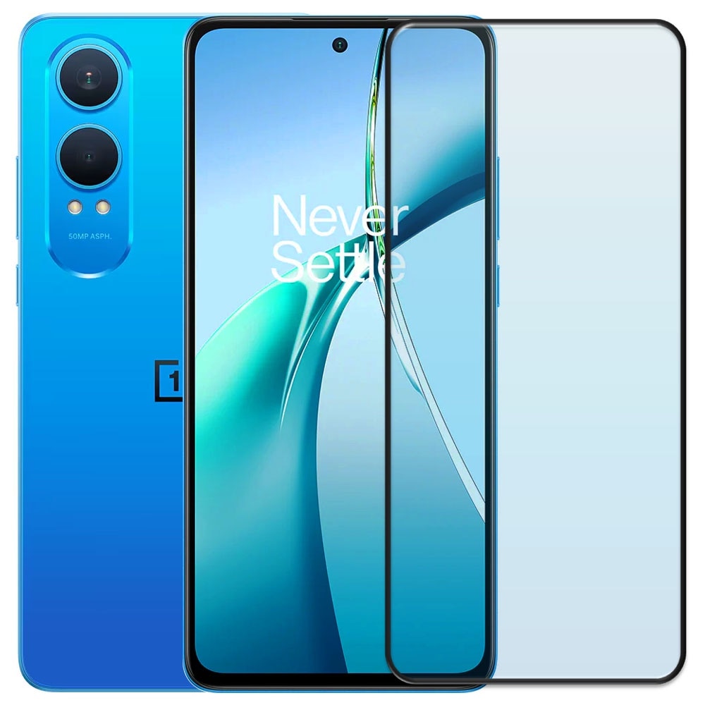 Folie din sticla securizata pentru OnePlus Nord CE 4 Lite 5G, HAMSTERBOX Glass Shield, Protectie completa ecran, Full face, Aplicare rapida, Case Friendly, Transparenta