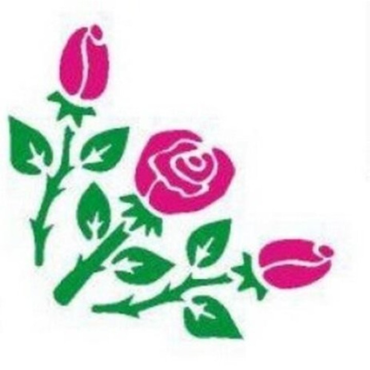 Sablon naroznikowy 12x15cm Galeria Hobby, 181x128mm, mosható