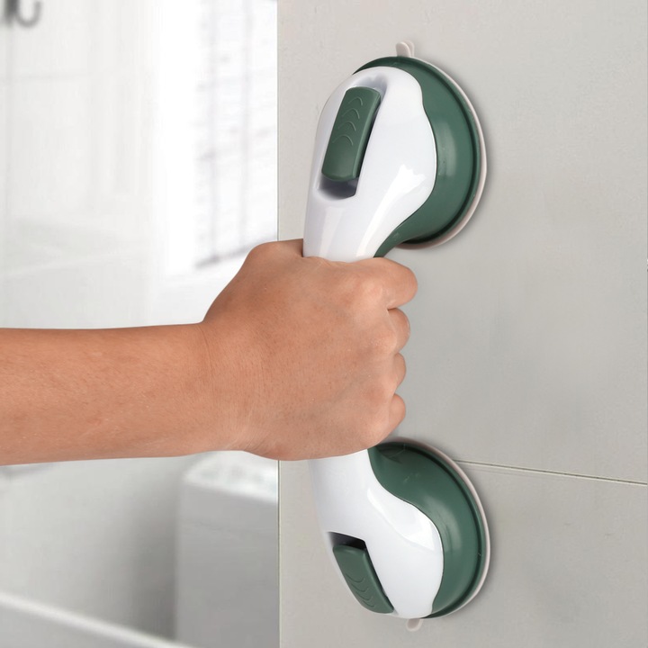 Jormftte csúszásgátló fürdőszobai fogantyú, erős tapadókoronggal, könnyen felszerelhető, mérete 29x9,5x8,4cm