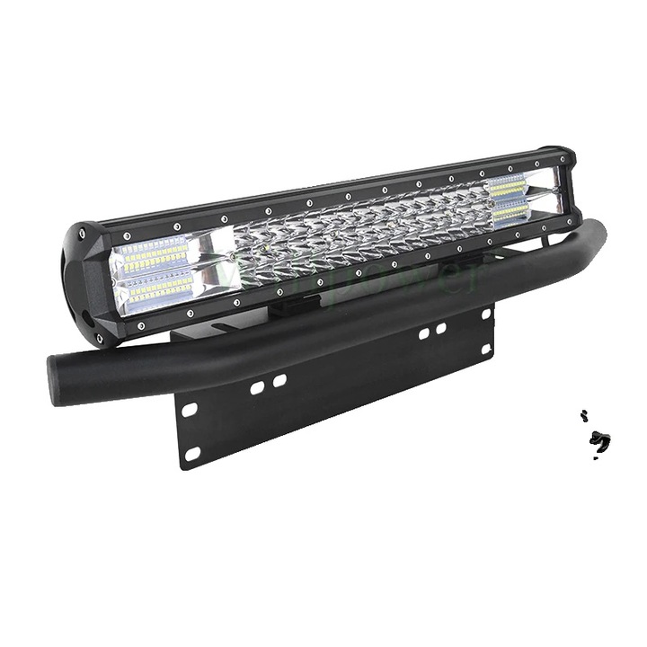 Bara LED 288W, 20 inch, 6000K, IP67, neagra