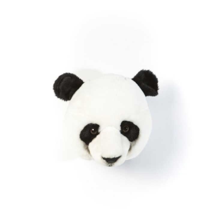 Trofeu panda Thomas, Wild&Soft, alb-negru, 26x29x38cm