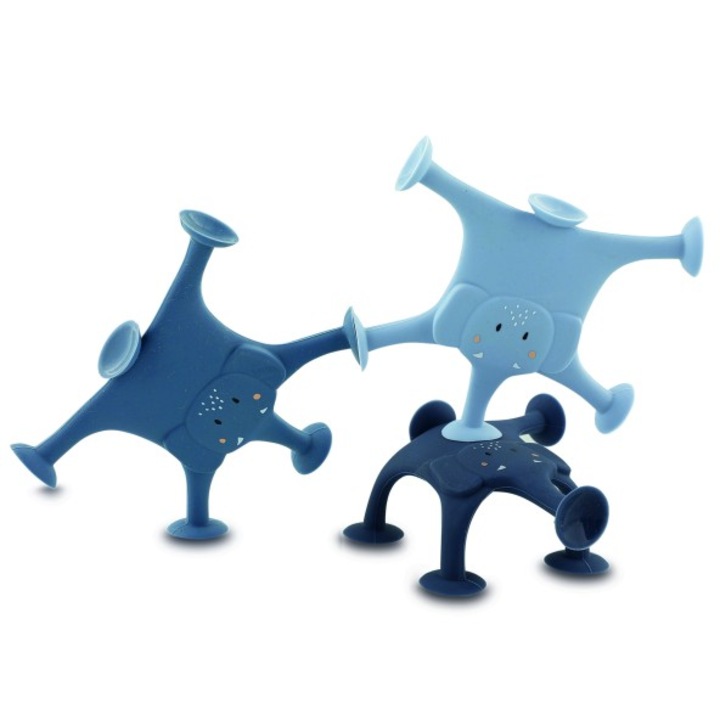 Fürdőjáték - tapadókorongok, elefántcsalád, 3 darab, Trixie