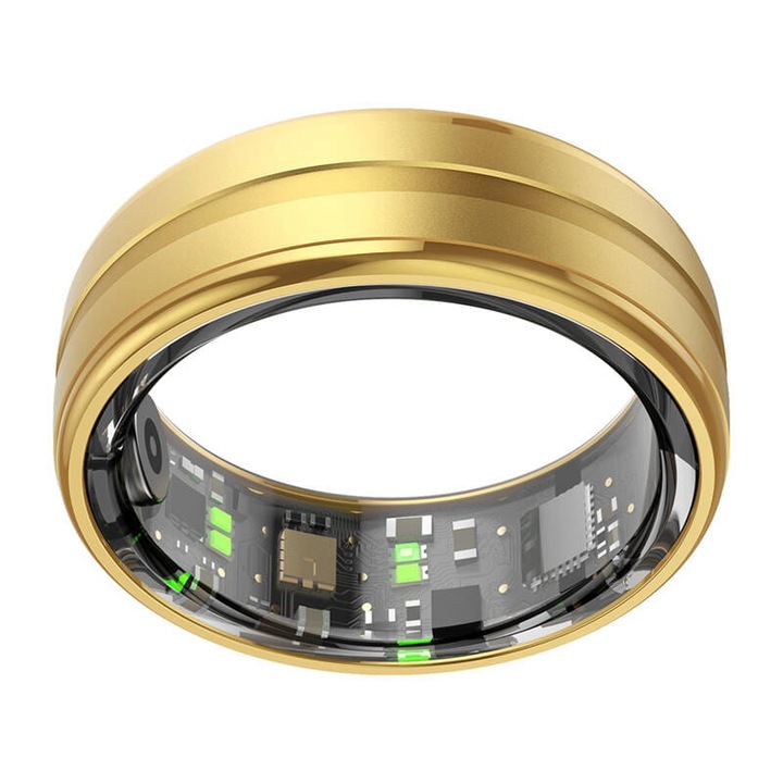 Смарт пръстен Colmi R06, златен, 19,8 мм, Bluetooth 5.0, 21 спортни режима
